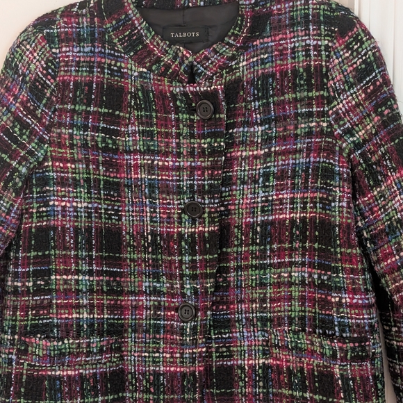 Talbots Jackets & Blazers - Talbots Women's Multicolor Plaid Jacket